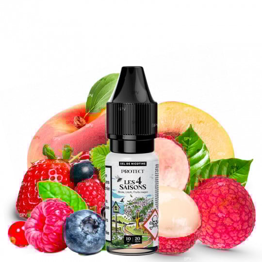 Peach Litchi Red Fruits (Nic Salts) - Spring - Les 4 Saisons by Protect | 10ml Peach Litchi Red Fruits (Nic Salts) - Spring - Les 4 Saisons by Protect | 10ml