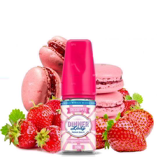 Aroma-Konzentrat Strawberry Macaroon - Dinner Lady | 30ml Aroma-Konzentrat Strawberry Macaroon - Dinner Lady | 30ml