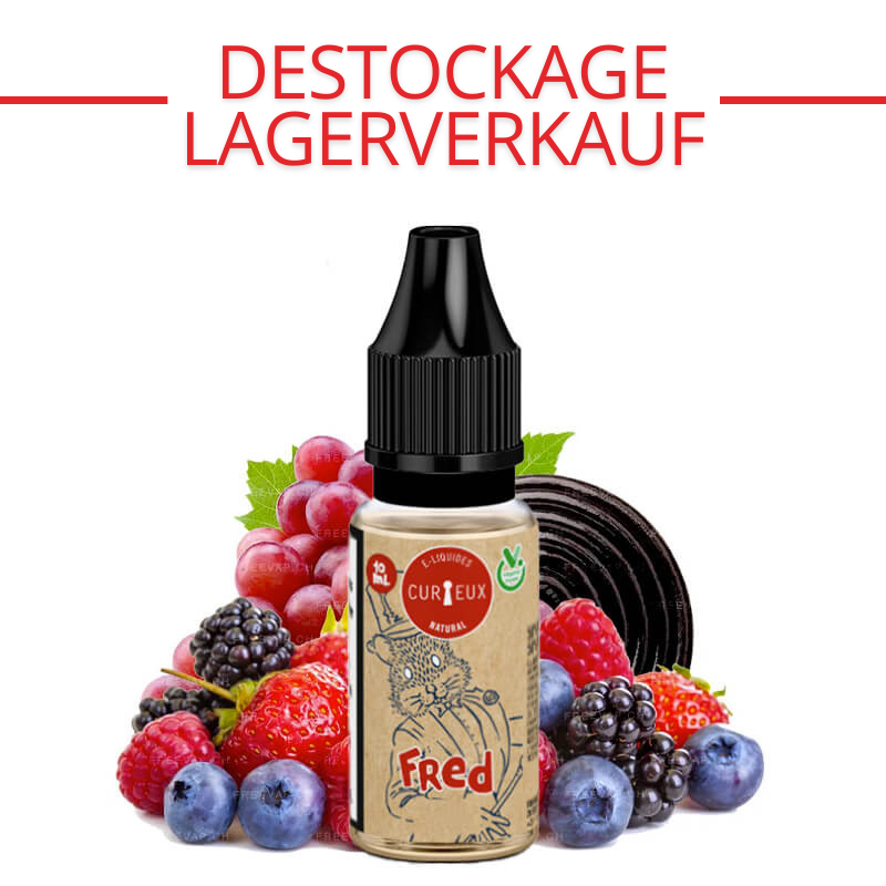 E-Liquid Natural Fred (Rote Früchte, Traube & Lakritz) Édition Natural by Curieux 10ml
