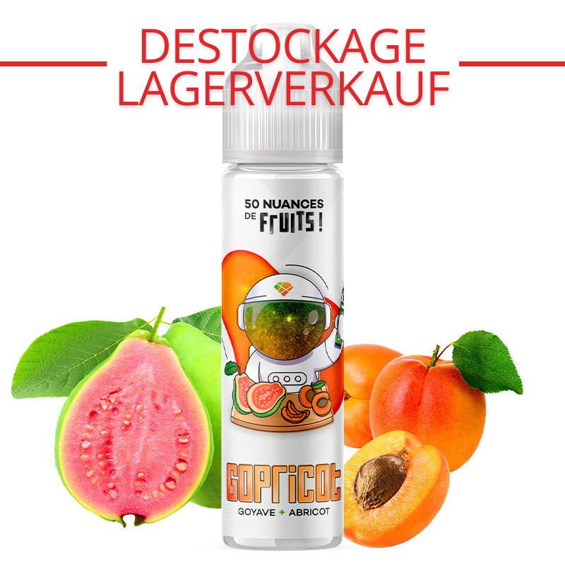 E-Liquid Gopricot Aromen von Guave und Aprikose - 50 ml