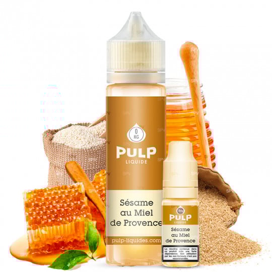 Sésame au Miel de Provence - Pulp | 60 ml avec nicotine Sésame au Miel de Provence - Pulp | 60 ml avec nicotine