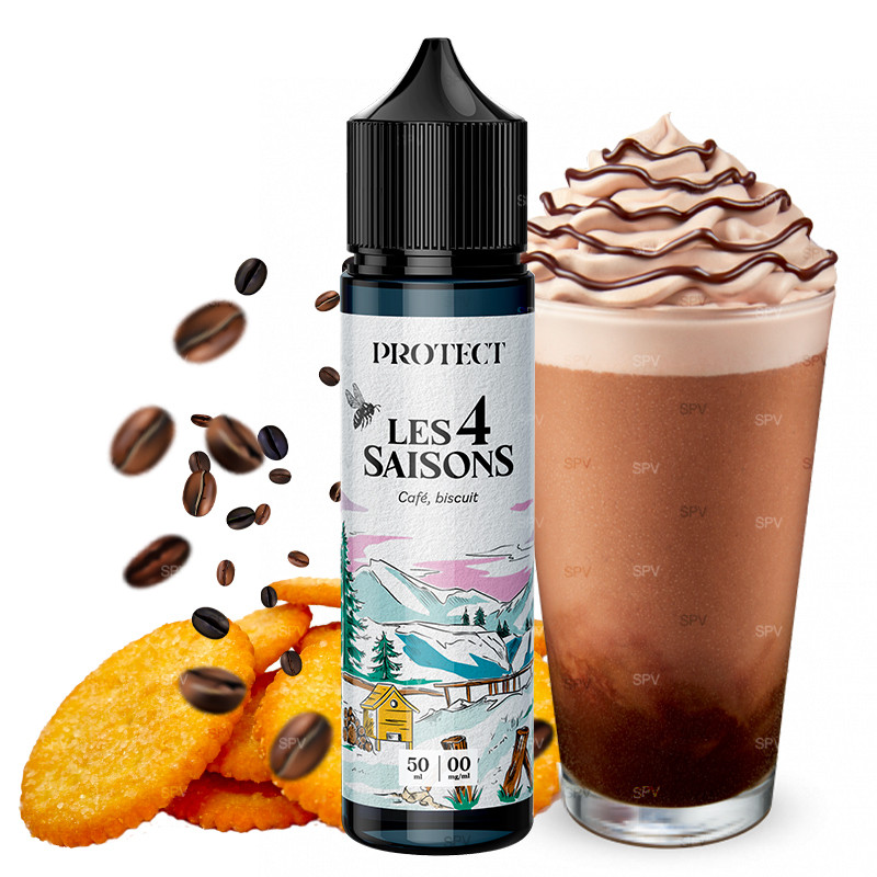 E-liquid Coffee Biscuit - Winter - Les 4 Saisons by Protect | 50 ml