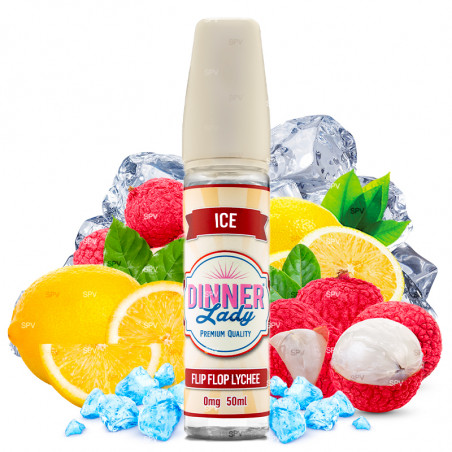 Flip Flop Lychee - Ice - Dinner Lady | 50 ml in 60 ml