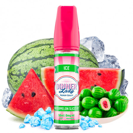Watermelon Slices - Ice - Dinner Lady | 50 ml in 60 ml