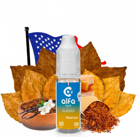 American 3mg 10ml 50PG/50VG - Alfaliquid