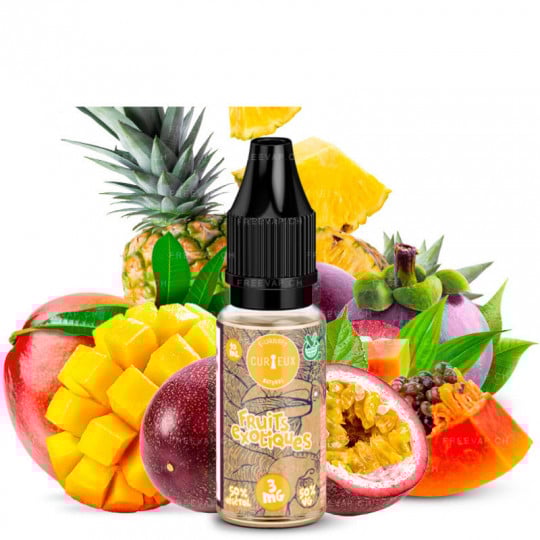 Natural Fruits exotiques 3mg 10ml - Édition Natural by Curieux Natural Fruits exotiques 3mg 10ml - Édition Natural by Curieux