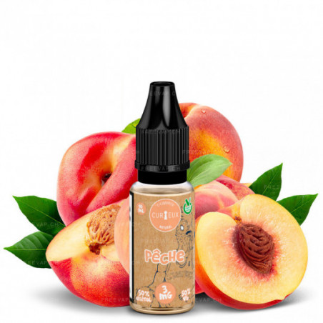 Natural Pfirsich 6mg 10ml - Édition Natural by Curieux