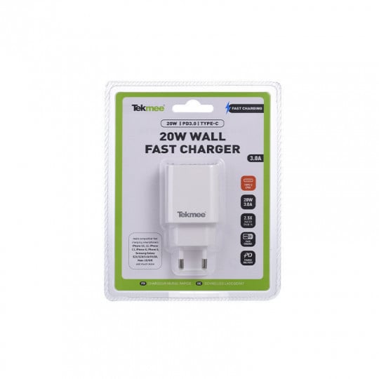 Wall Charger 3A USB C - Tekmee