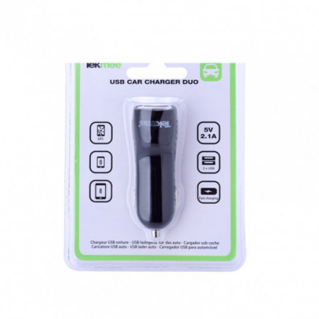 Zigarettenanzünder- Stecker - 2 Port USB 2A - Tekmee