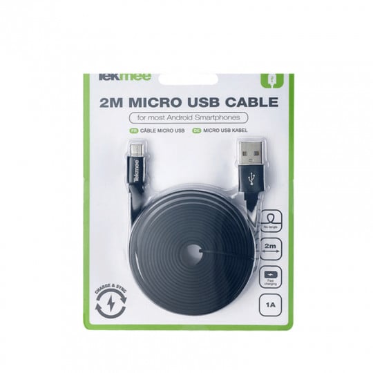 Câble de Charge USB vers Micro USB 2M - Tekmee