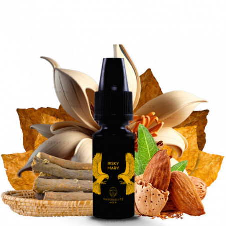 Risky Mary (Tabak, Vanille & Lakritze) - Aces by Vaponaute | 10 ml