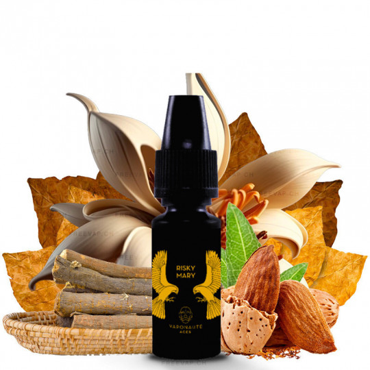 Risky Mary (Tabak, Vanille & Lakritze) - Aces by Vaponaute | 10 ml