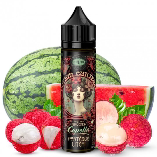 Pastèque Litchi (arômes Capella) - Potion Curieuse by Curieux | 50 ml in 70 ml Pastèque Litchi (arômes Capella) - Potion Curieuse by Curieux | 50 ml in 70 ml