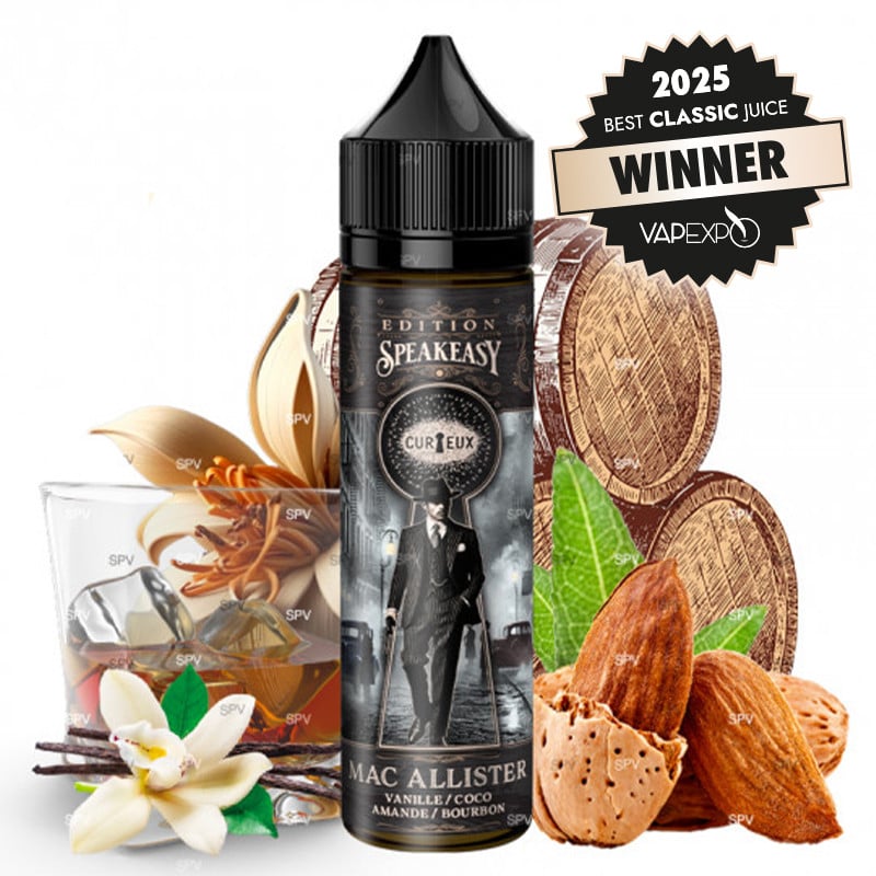 E-liquid Mac Allister - Édition Speakeasy by Curieux | 50 ml