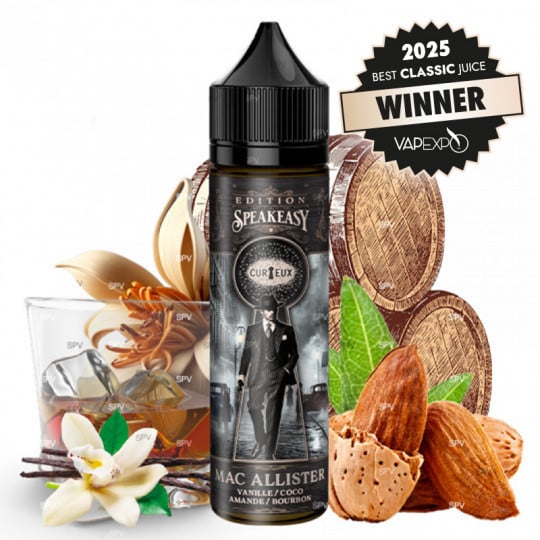 Mac Allister - Speakeasy Edition by Curieux | 50 ml in 70 ml Mac Allister - Speakeasy Edition by Curieux | 50 ml in 70 ml