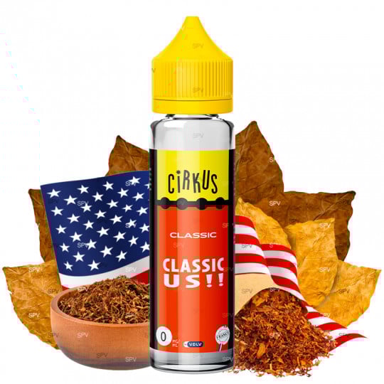 Classic US - Cirkus | Classic | 50 ml in 70 ml Classic US - Cirkus | Classic | 50 ml in 70 ml
