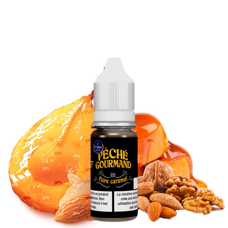 Poire Caramel - Sels de Nicotine - Péché Gourmand