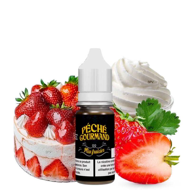 Miss Fraisier - Sels de Nicotine - Péché Gourmand