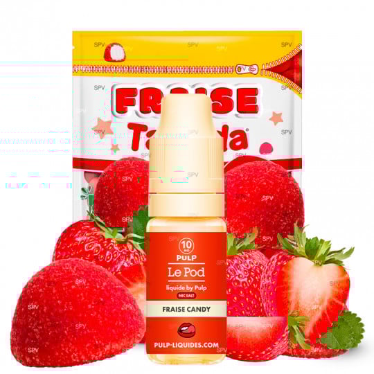 Strawberry Candy - Nicotine Salts - Le POD by Pulp | 10 ml Strawberry Candy - Nicotine Salts - Le POD by Pulp | 10 ml