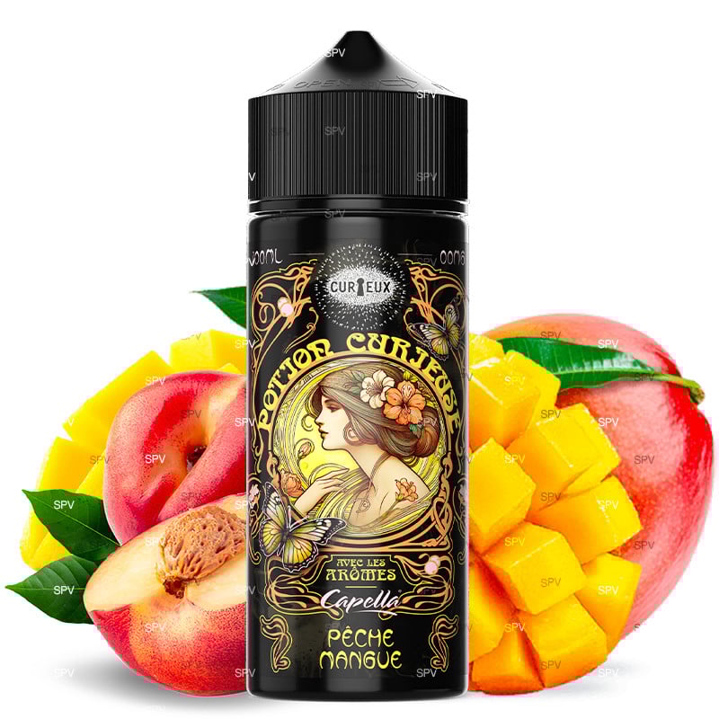 100 ml E-liquid Pfirsich Mango (Capella-Aromen) - Potion Curieuse