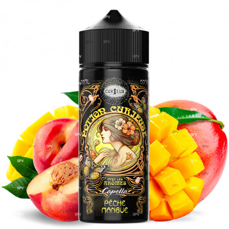 Pfirsich Mango (Capella-Aromen) - Potion Curieuse by Curieux | 100 ml in 120 ml