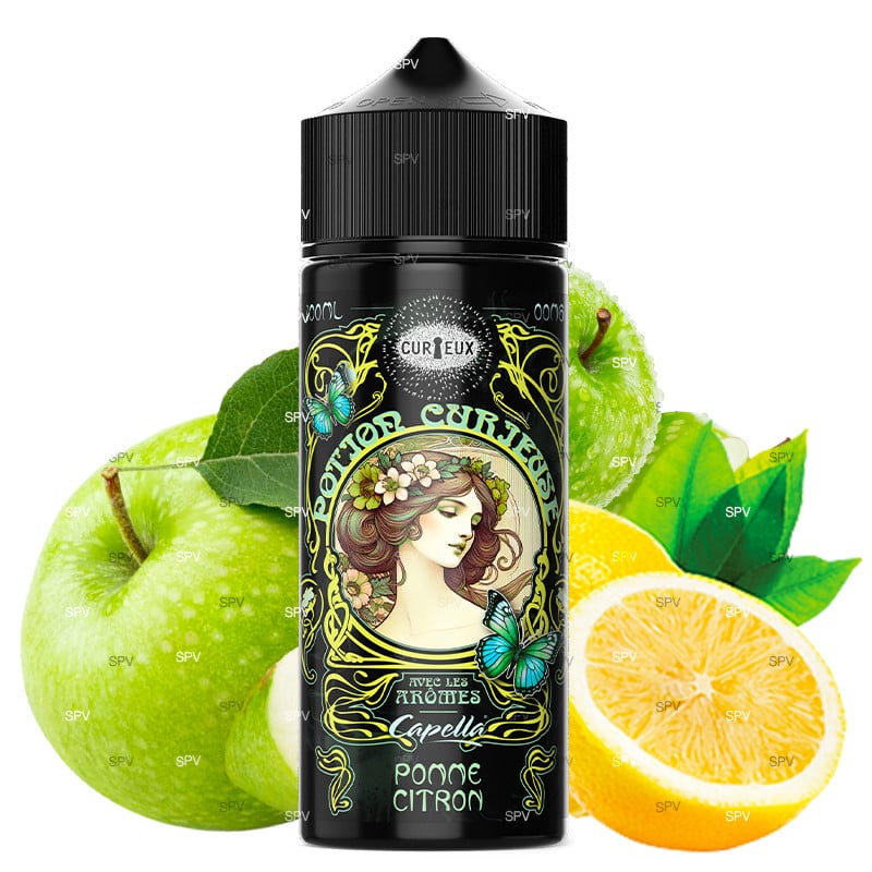 100 ml E-liquid Apfel Zitrone (Capella-Aromen) - Potion Curieuse