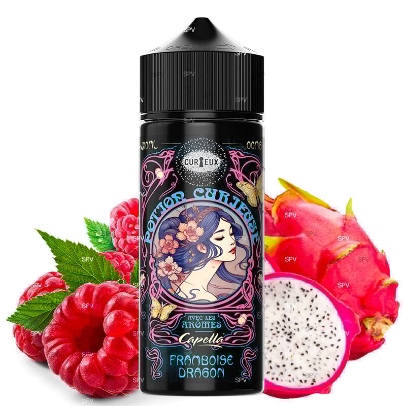 100 ml E-liquid Himbeere Drachenfrucht (Capella-Aromen) - Potion Curieuse