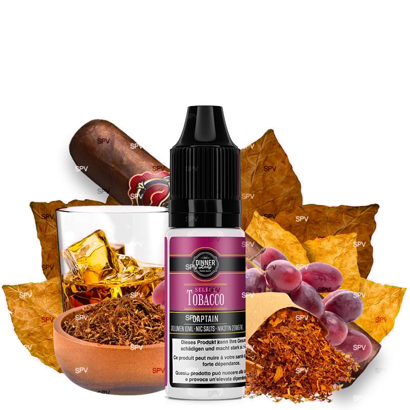 Captain - Sels de Nicotine - Select Tobacco by Dinner Lady