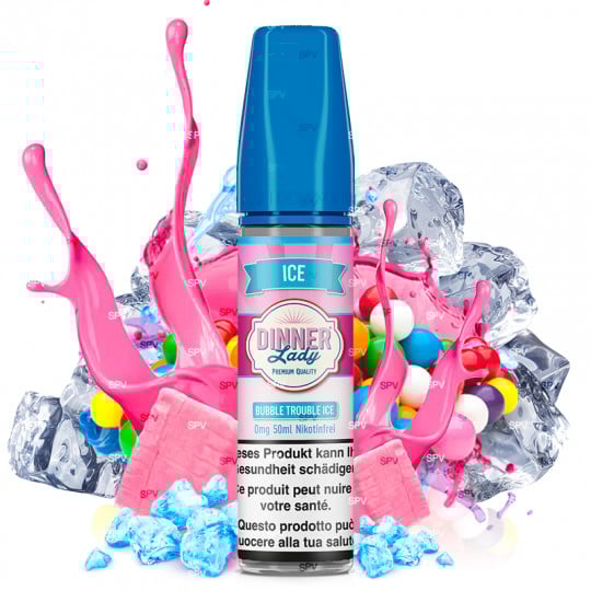 Bubble Trouble Ice - Dinner Lady | 50ml "Shortfill 60ml"