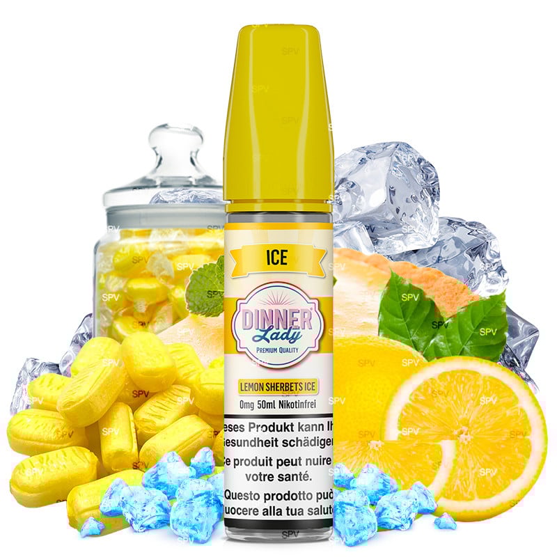 Lemon Sherbets Ice - Dinner Lady | 50 ml