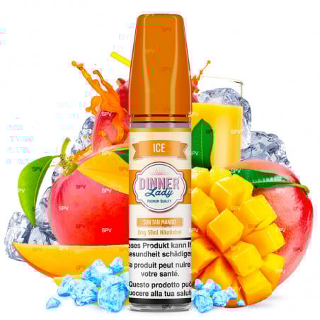 Sun Tan Mango Ice - Shortfill format - Dinner Lady | 50ml