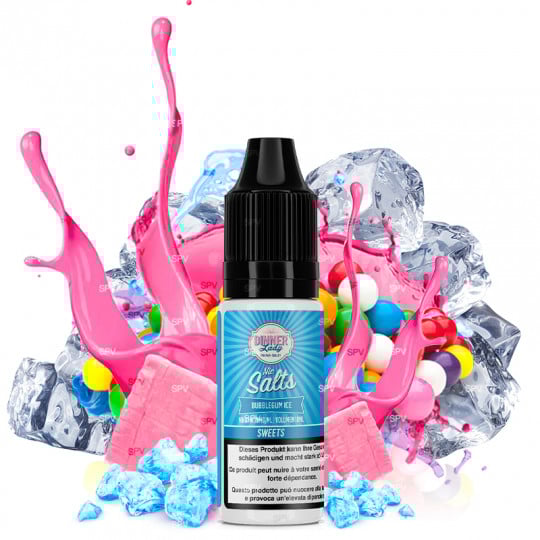 Bubblegum Ice - Sels de nicotine - Dinner Lady | 10 ml - 10 mg/ml