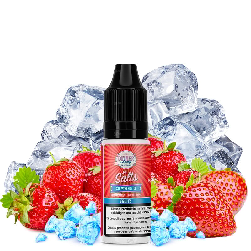 Strawberry Ice - Nicotinsalt - Dinner Lady