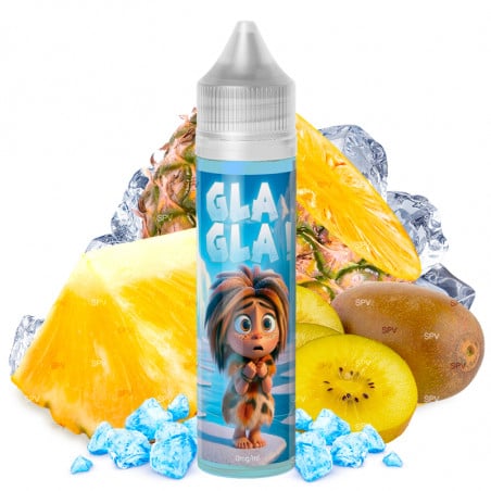 Ananas Kiwi Gold - GlaGla by Liquidelab | 50 ml in 75 ml