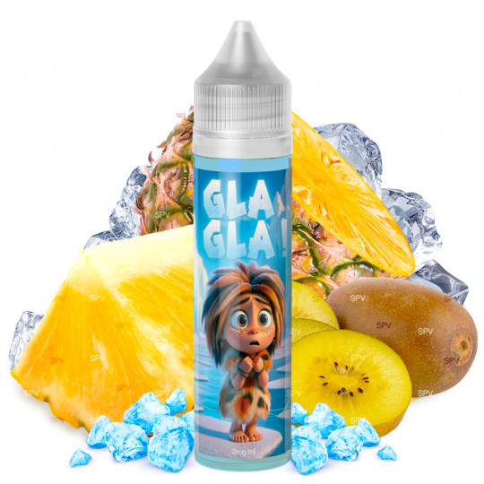 Ananas Kiwi Gold - GlaGla by Liquidelab | 50 ml in 75 ml