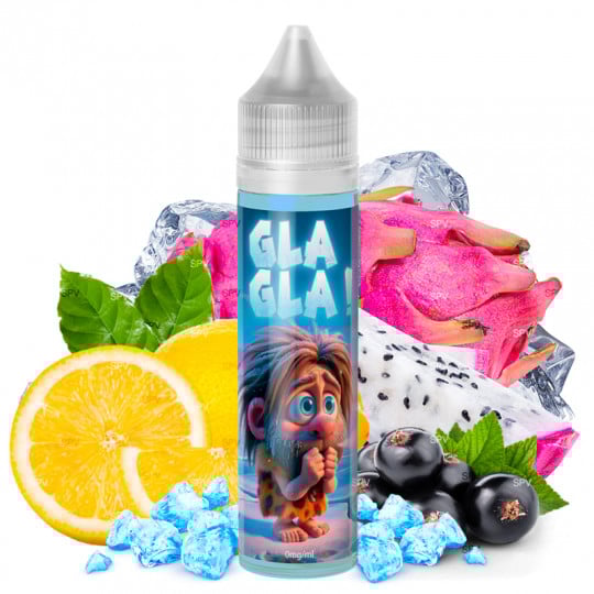 Drachenfrucht Cassis Zitrone - GlaGla by Liquidelab | 50 ml in 75 ml