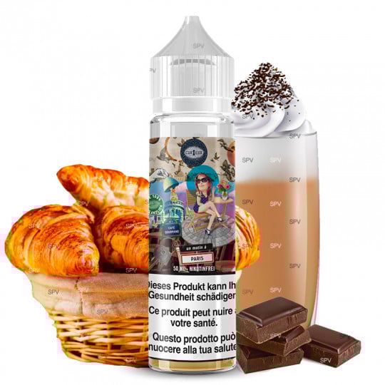 Un Matin À Paris (Kaffee & Croissant) - Édition Hexagone by Curieux | 50ml "Shortfill 70ml"