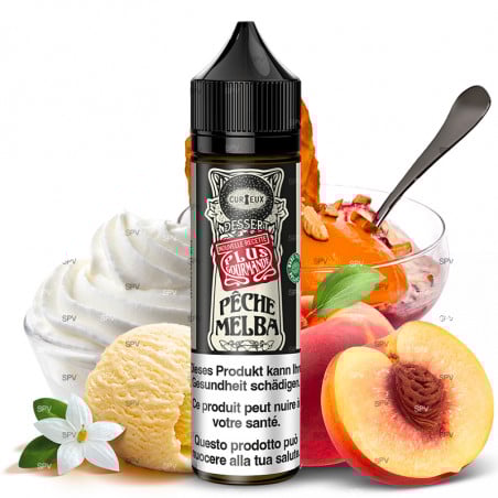 Pêche Melba - Édition Dessert by Curieux | 50ml "Shortfill 70ml"