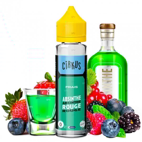Red Absinthe - CirKus Authentic - VDLV | 50 ml in 70 ml