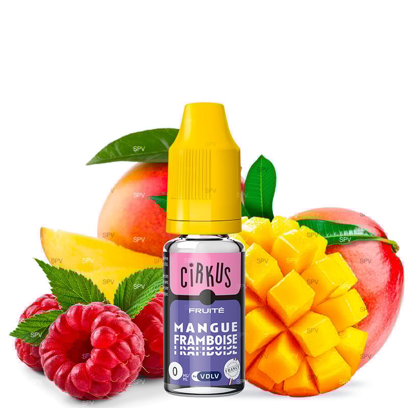 E-liquide Cirkus 10 ml saveur Mangue Framboise