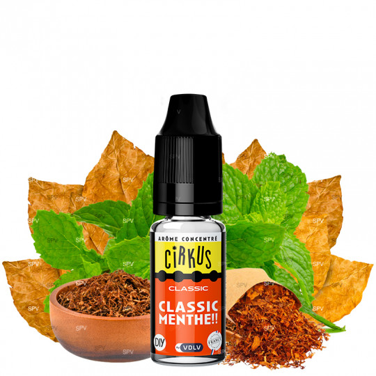 DIY Aroma-Konzentrat - Classic Menthe ( Blonder Tabak, Frische Minze) - CirKus Authentic - VDLV | 10 ml