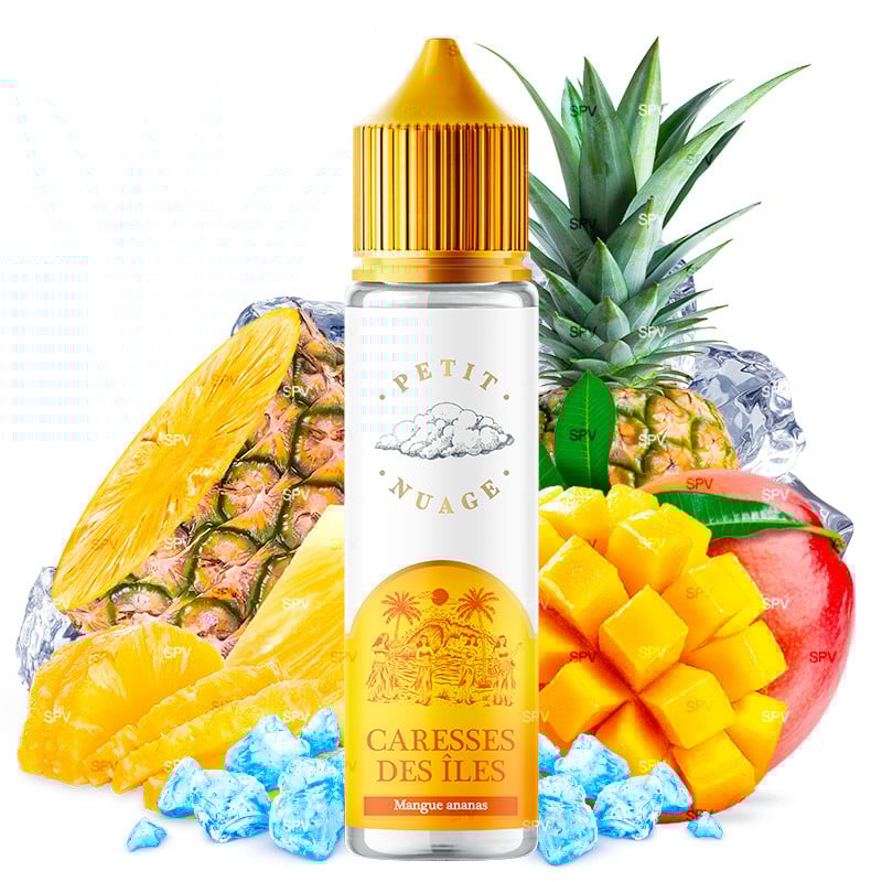 E-liquide Caresses des îles - Petit Nuage | 50 ml in 70 ml