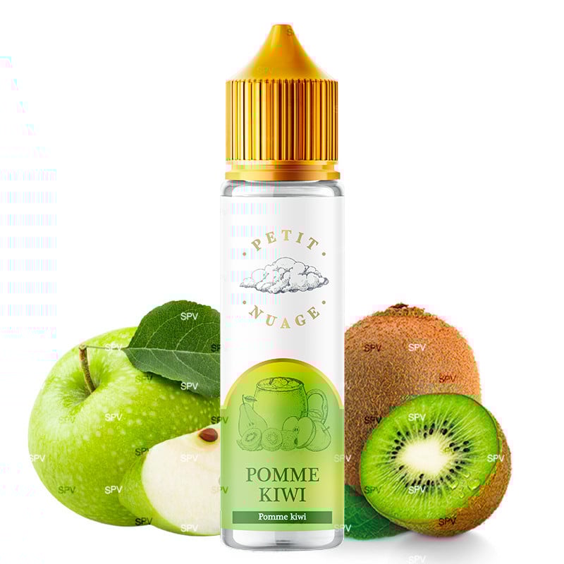 E-liquide Pomme Kiwi - Petit nuage | 50 ml in 70 ml
