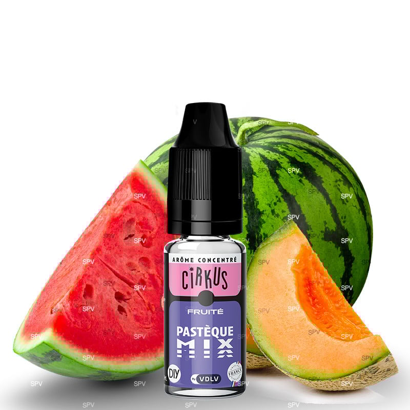 Concentré DIY Pastèque Mix 10 ml, goût pastèque et melon par Cirkus Authentic.
