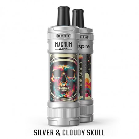 Silver & Cloudy Skull