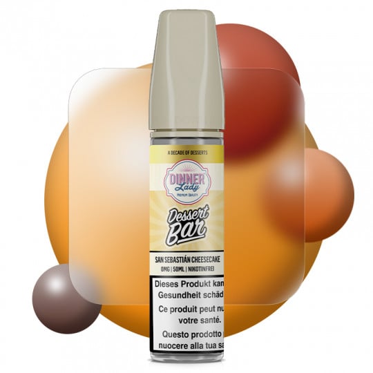 San Sebastian Cheesecake - Dessert Bar by Dinner Lady | 50 ml in 60 ml