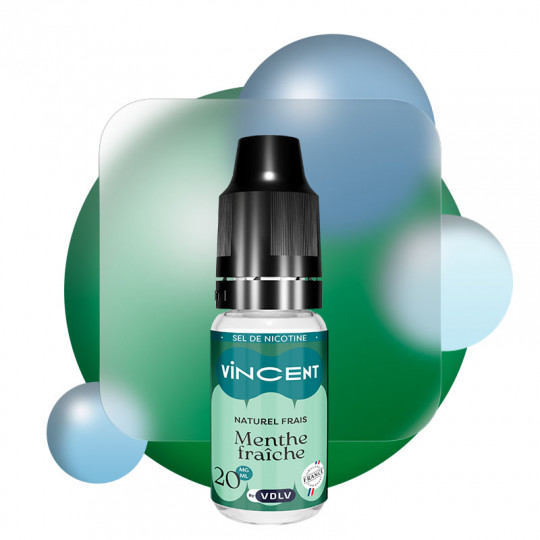 Menthe Fraîche - Sels de Nicotine - Vincent by VDLV | 10 ml