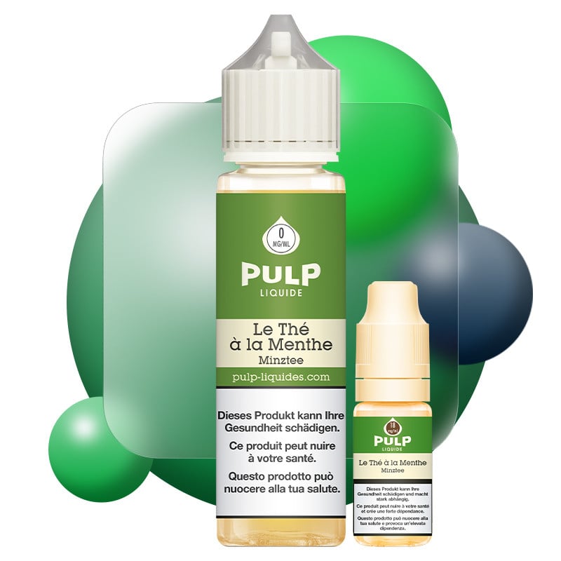 Pack Le Thé à la Menthe 3 mg - 60 ml - Pulp