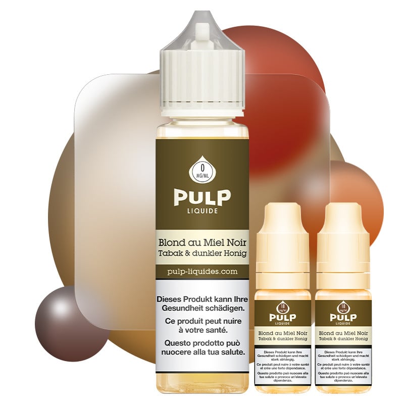 Pack Blond Au Miel Noir 6 mg - 70 ml - Pulp