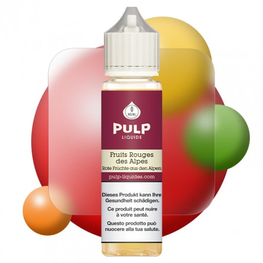 Rote Früchte aus den Alpen - Pulp | 50 ml in 75 ml